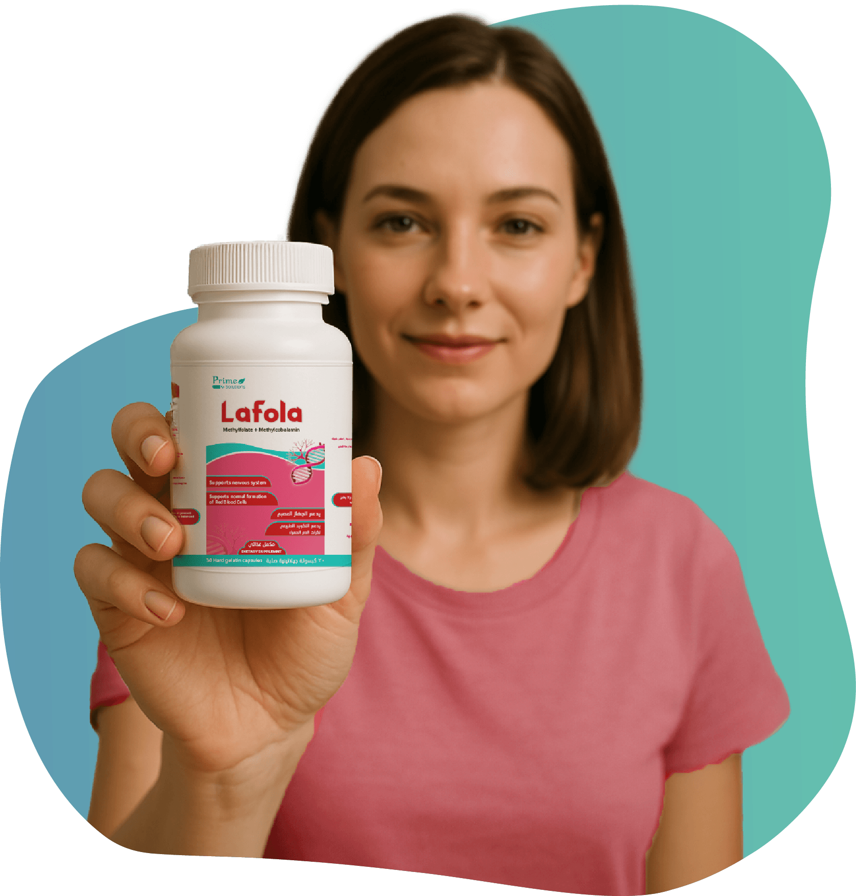Woman holding Lafola
